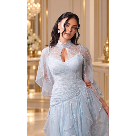 JK-144-Ruffled Gowns