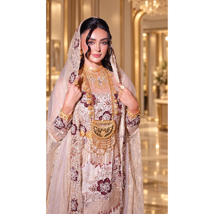 JK-134-Floral Embroidered Gowns