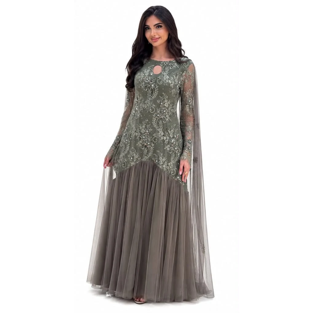 Jk-60B-Fit & flare dress