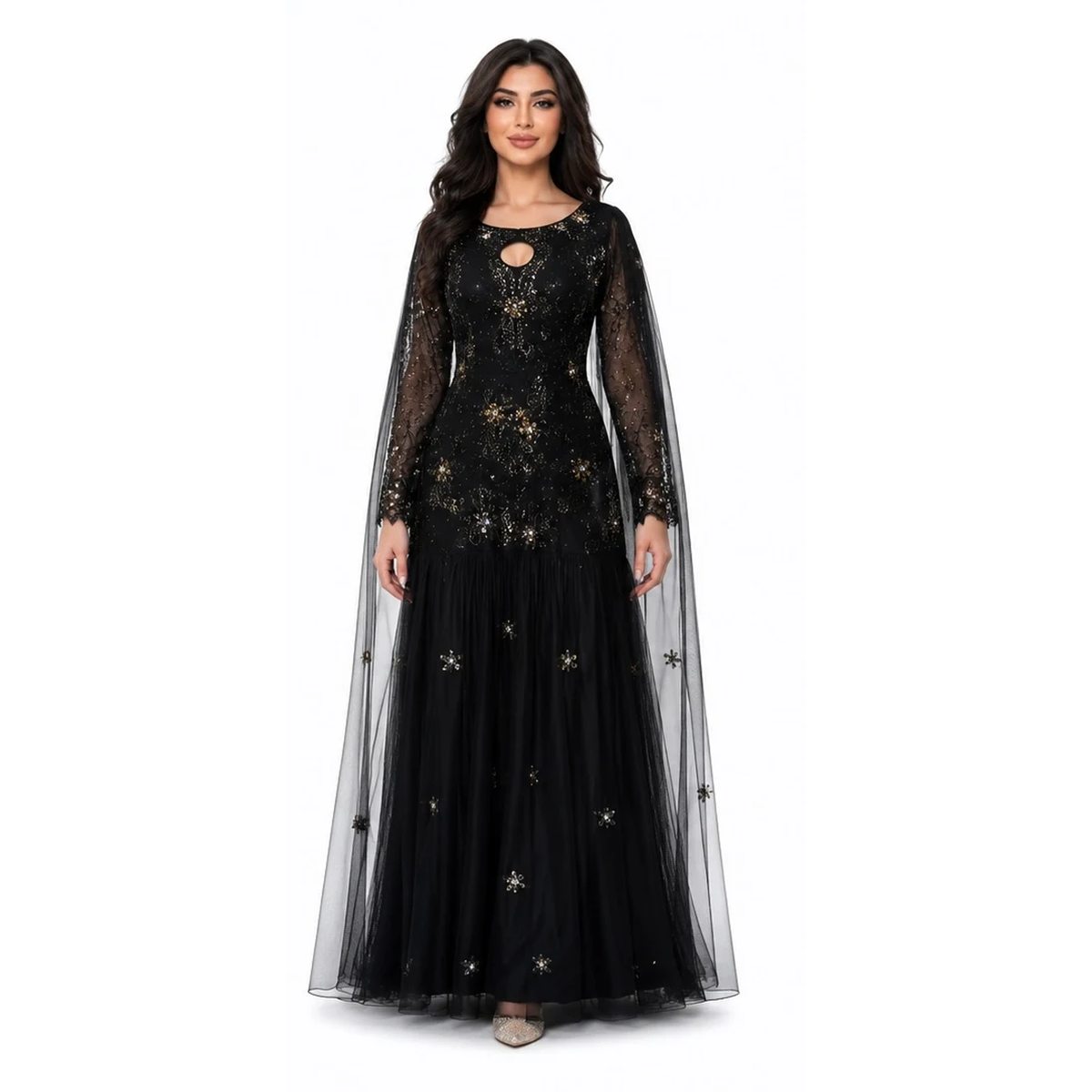Jk-60B-Fit & flare dress