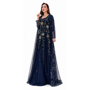Jk-62-Lace cape dresses