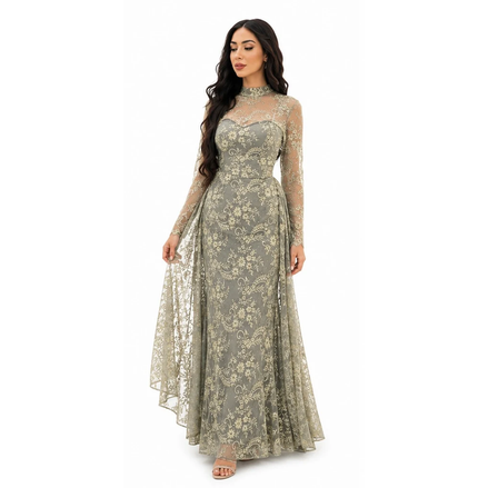 Jk-88-Fitted lace dresses