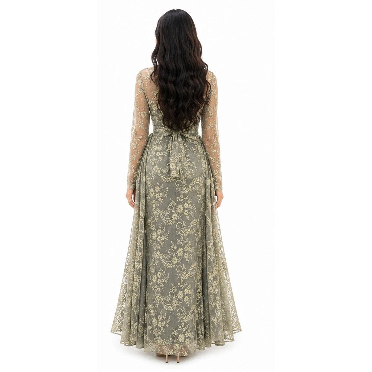 Jk-88-Fitted lace dresses