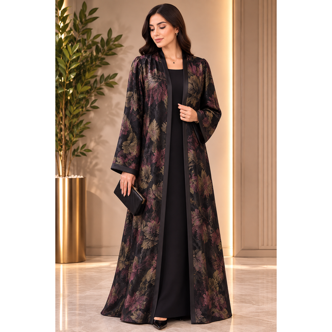 AF-633-flowerd abaya