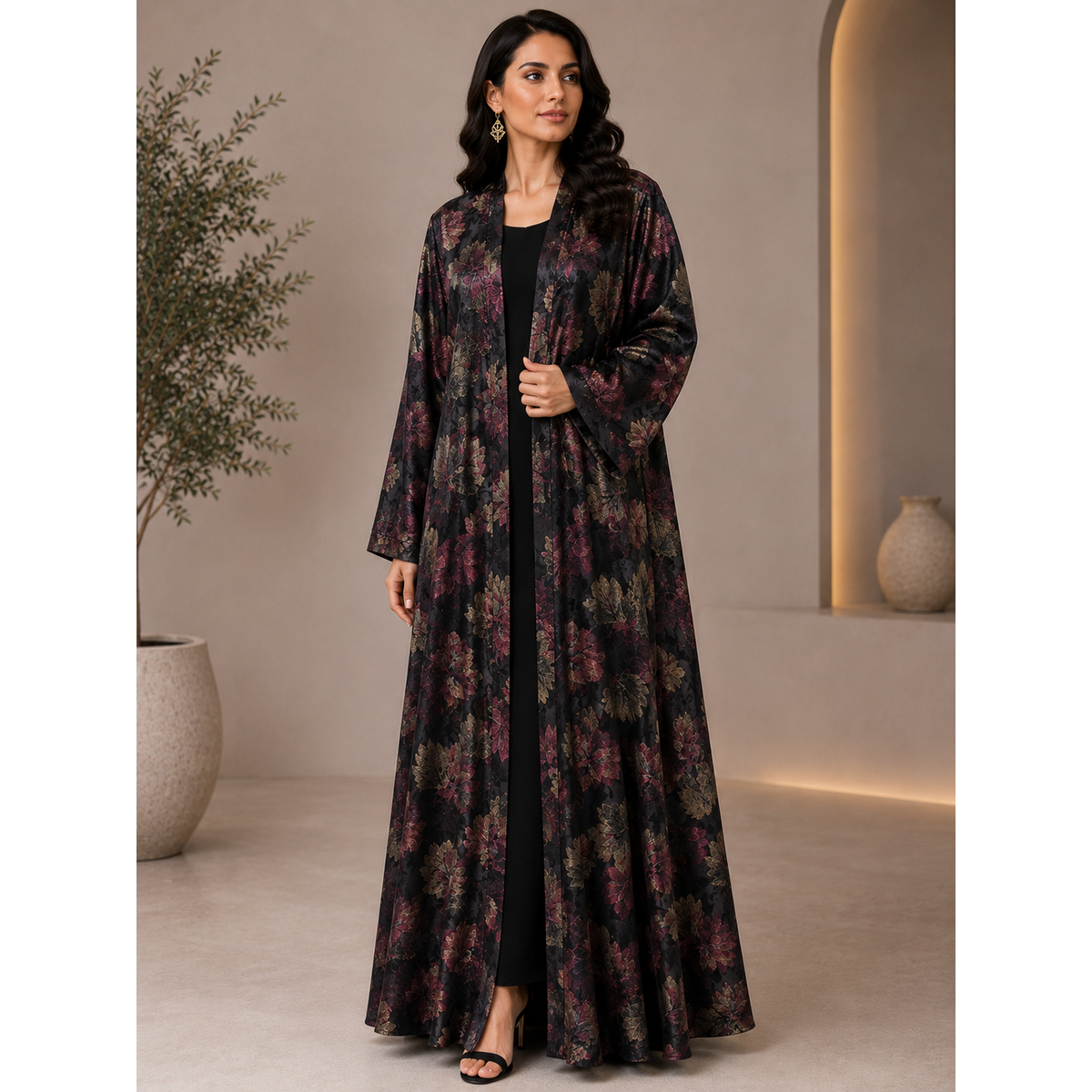 AF-633-flowerd abaya
