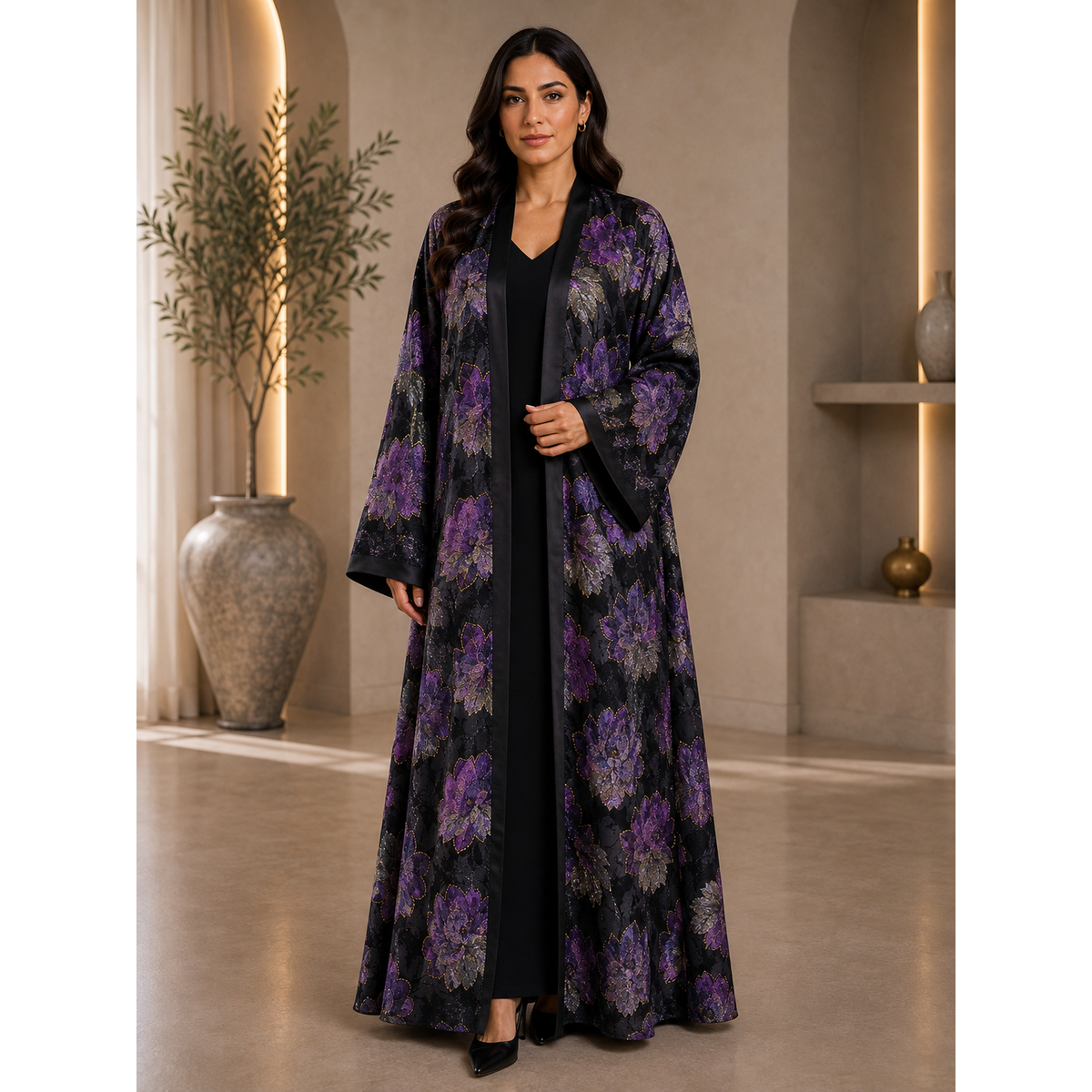 AF-633-flowerd abaya