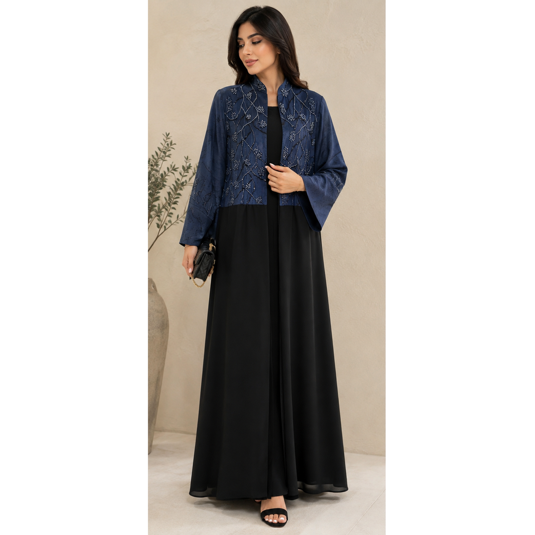 Af-648-Contemporary abaya