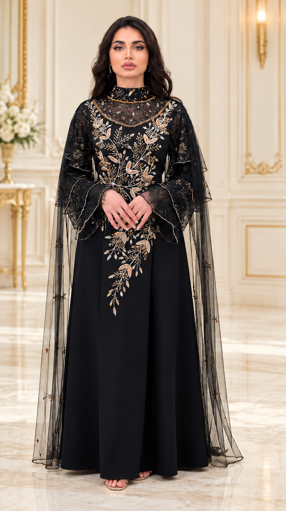 Jk-76C-Layered dresses