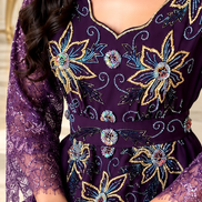 Df-822-Embroidered dress