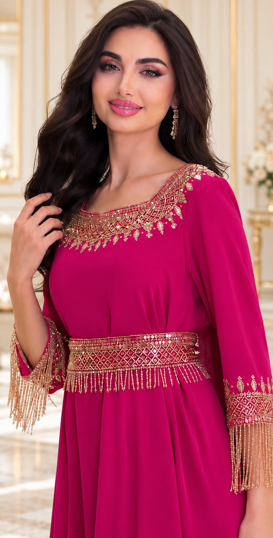 JK-69-Square neck dress