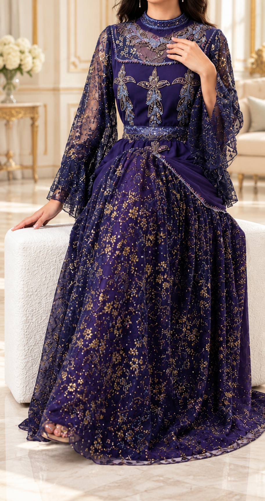Df-821-Lace dress