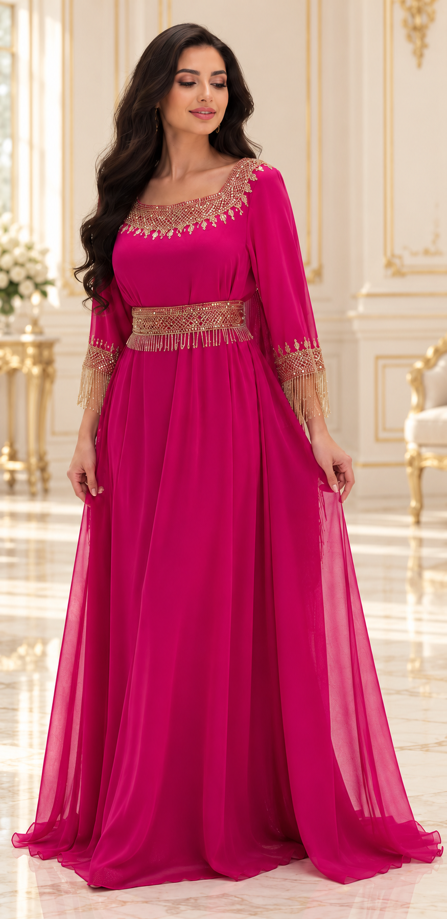 JK-69-Square neck dress