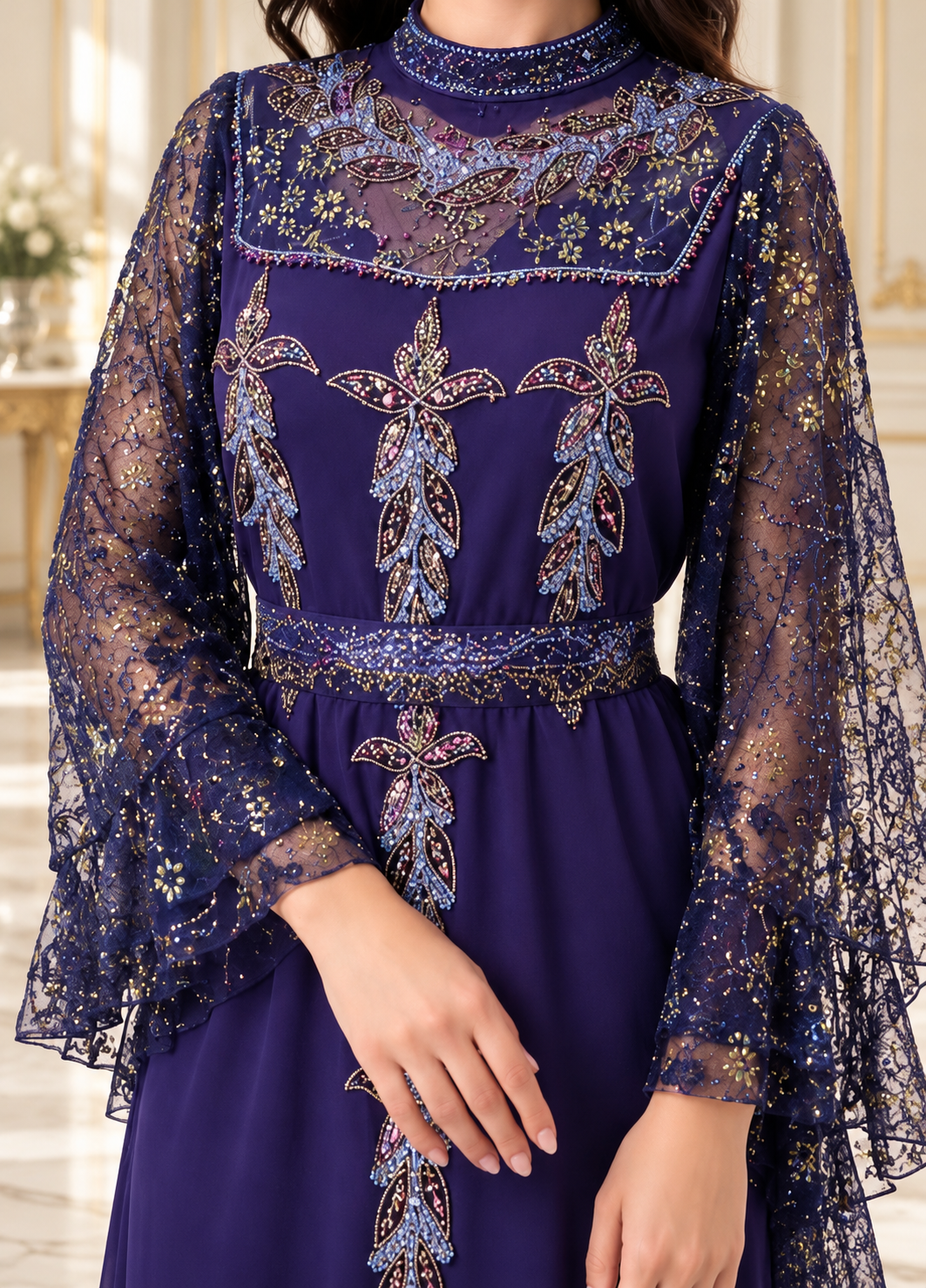 Df-821-Lace dress