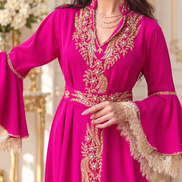 Df-826-Elegant flared dress