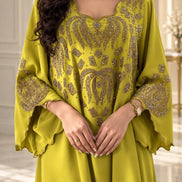 DF-443 Embellished Kaftan Dresses