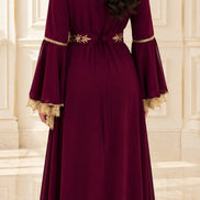 Df-826-Elegant flared dress