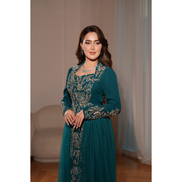 JK-114-Embroidered A-Line Gowns