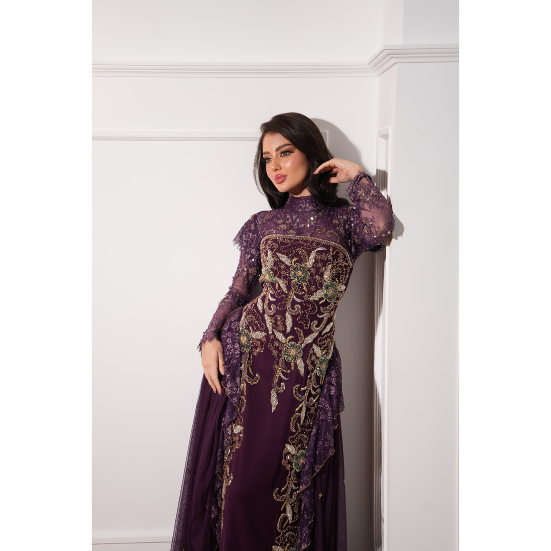 JK-113-Lace & Embroidered Gowns