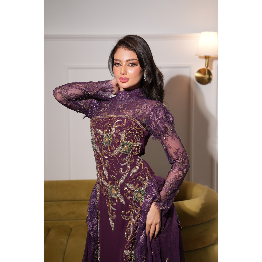 JK-113-Lace & Embroidered Gowns