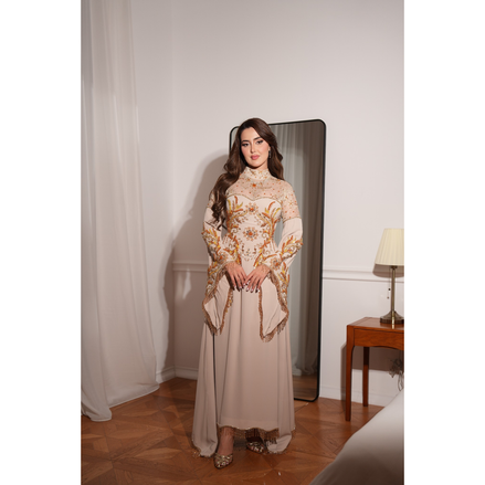 JK-112-Embroidered A-Line Gowns
