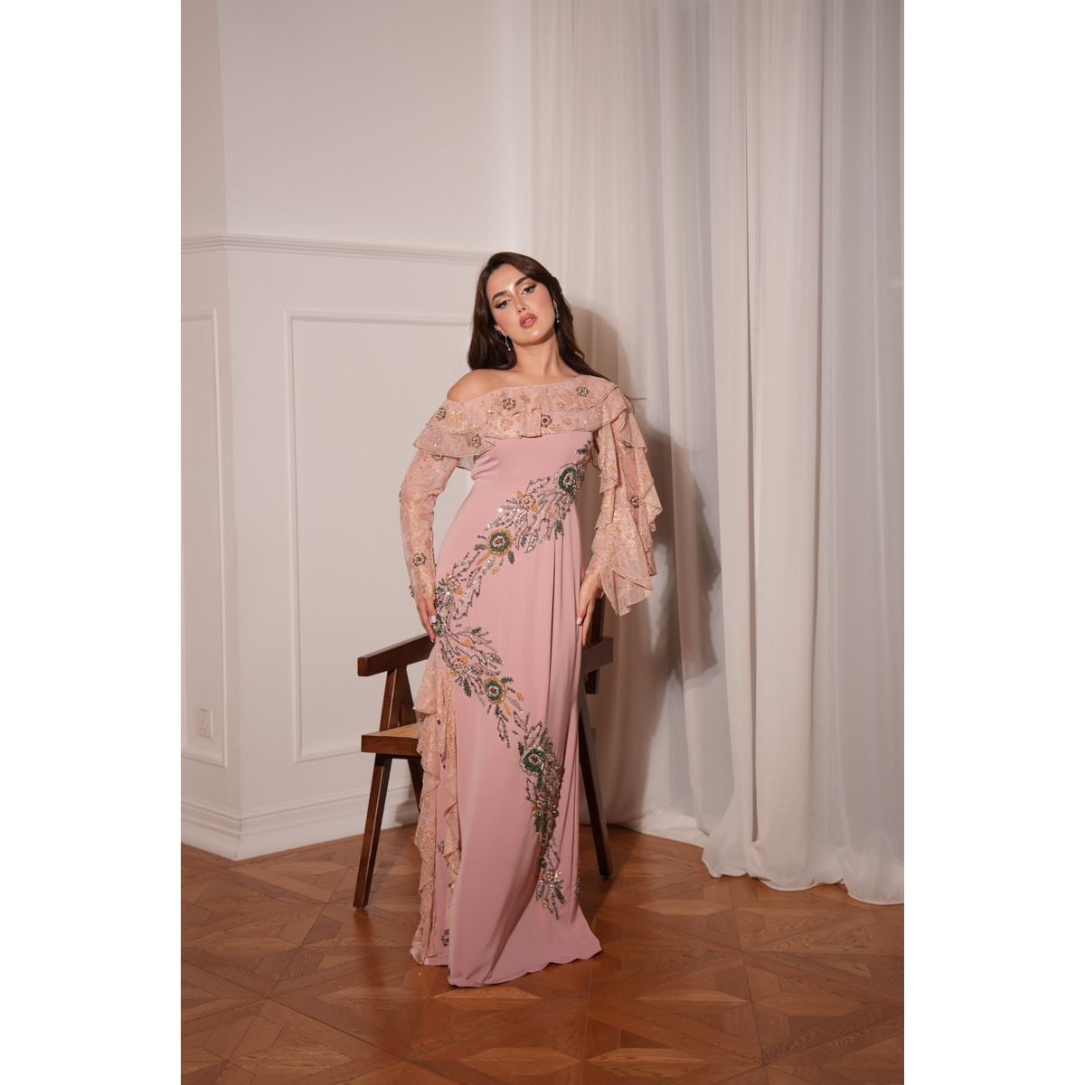 JK-105-Ruffled Gowns