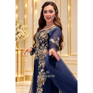 JK-100-Tulle Overlay Gowns