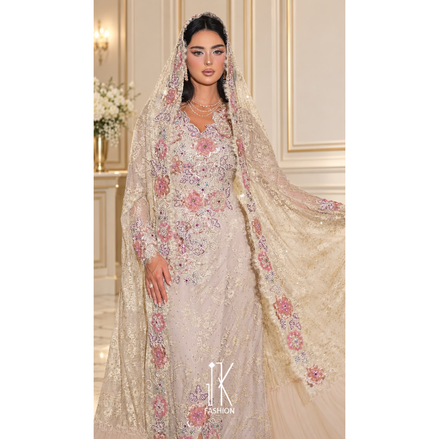 JK-111A-Embroidered Gowns with sheila