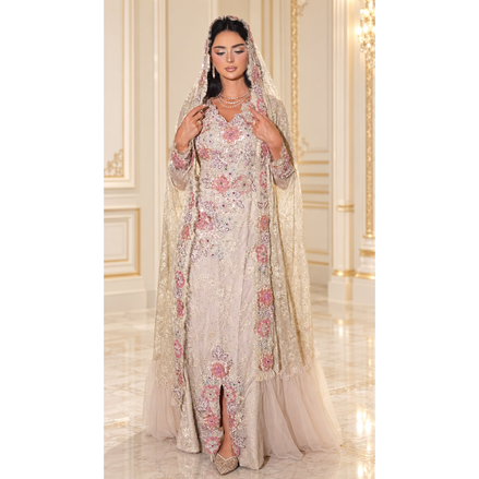 JK-111A-Embroidered Gowns with sheila