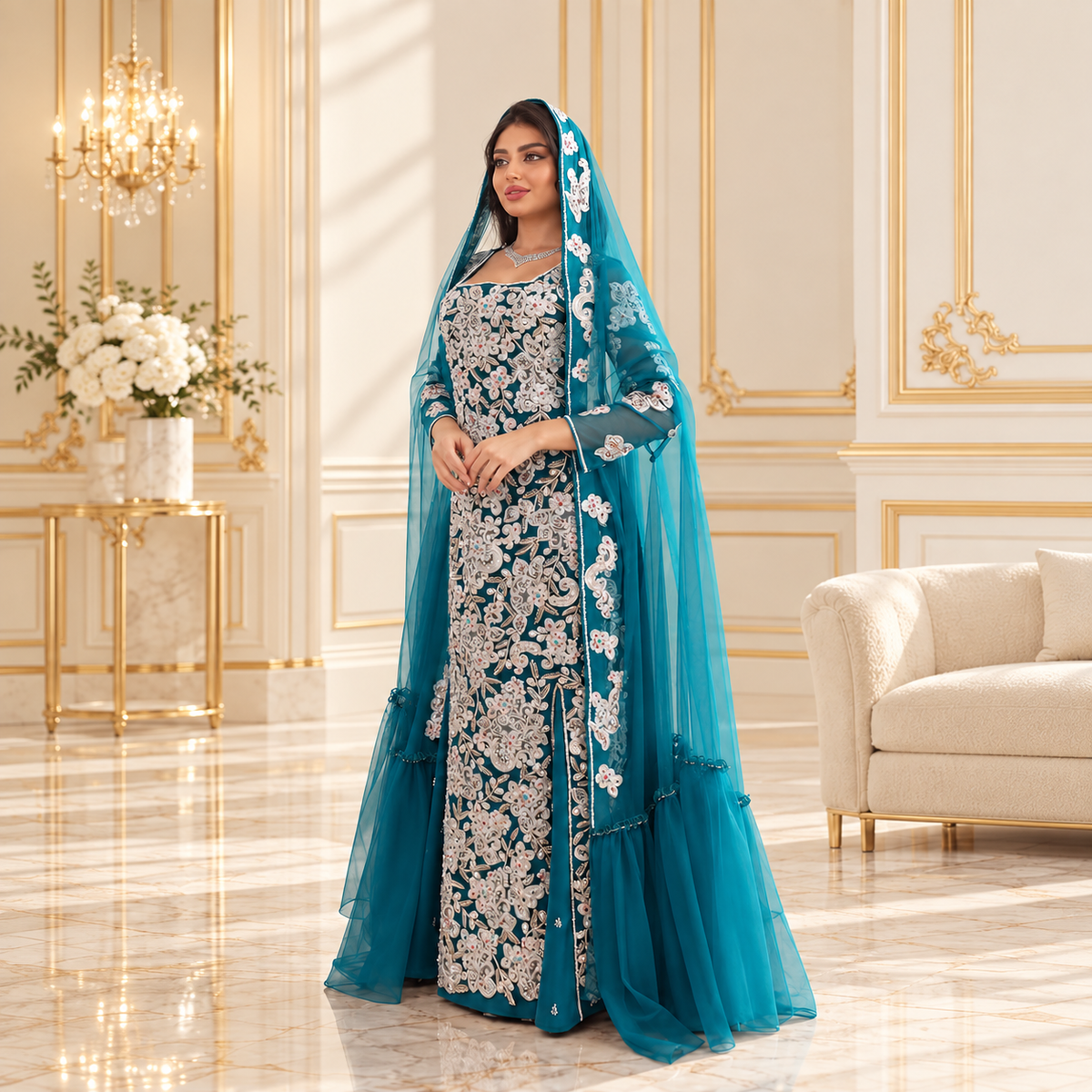 JK-110-Embroidered Gowns with Shayla
