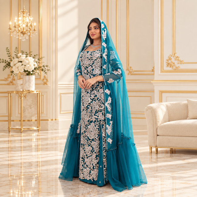 JK-110-Embroidered Gowns with Shayla