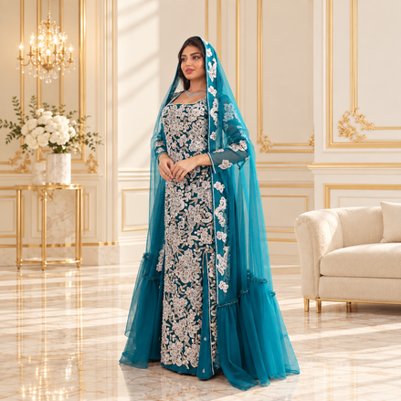 JK-110-Embroidered Gowns with Shayla